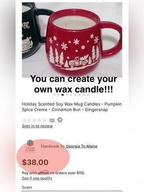 Red Holiday Truck Ceramic Mug - Festive Winter Coffee Cup